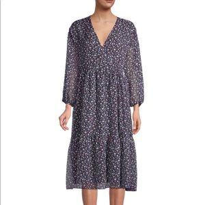 Madewell tie Waist midi dress